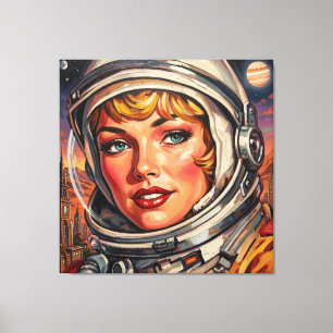 ASTRONAUT ALPHA 2 LEINWANDDRUCK