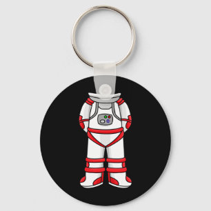 Astronaut Anzug Head Cool Space Rocketman Hallowee Schlüsselanhänger