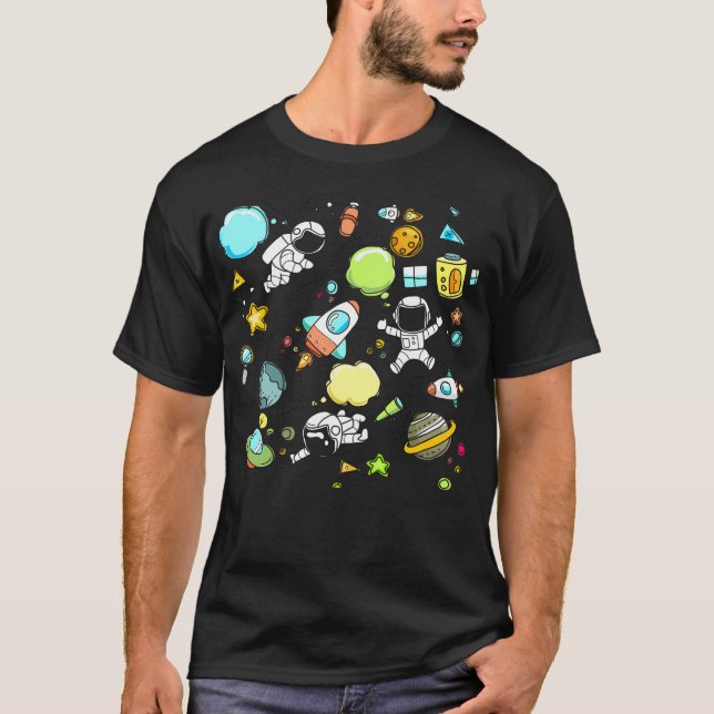 Astronaut Art T-Shirt (Vorderseite)