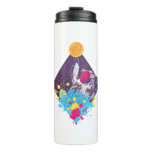 Astronaut Art Thermosbecher