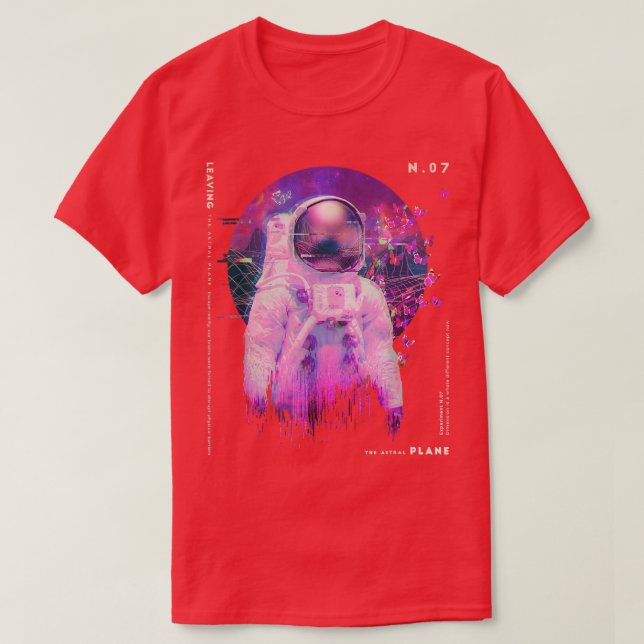 Astronaut Astral Space T - Shirt (Design vorne)