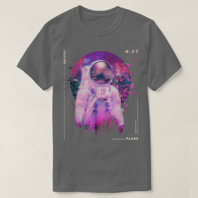 Astronaut Astral Space T-Shirt (Design vorne)