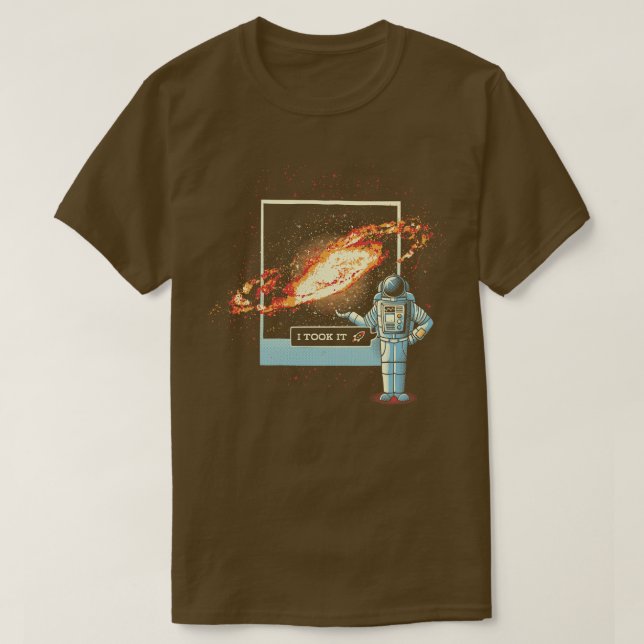 Astronaut Astro Fotografie des Universums von Tob T-Shirt (Design vorne)