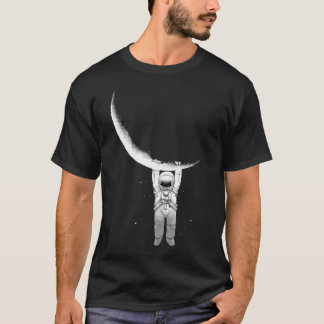 Astronaut auf dem Mond T-Shirt