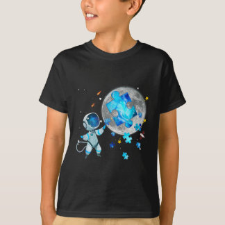 Astronaut auf dem Mond T-Shirt