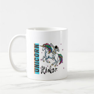 Astronaut auf einem Einhorn in dieser Tasse