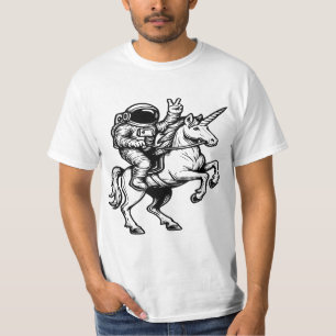 Astronaut auf Einhorn T-Shirt