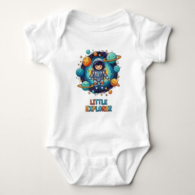 Astronaut Baby Bodysuit Baby Strampler (Vorderseite)