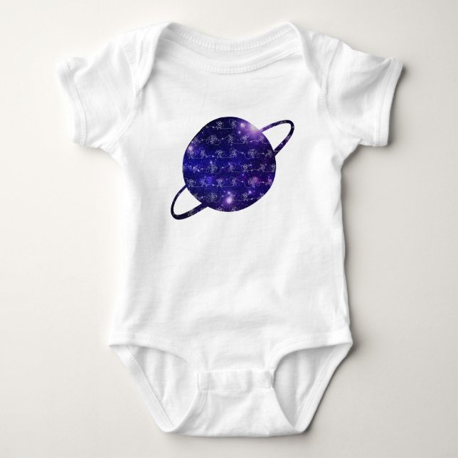 Astronaut Baby Strampler (Vorderseite)