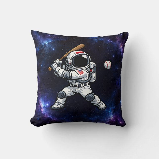 Astronaut Baseball Kissen (Vorderseite)