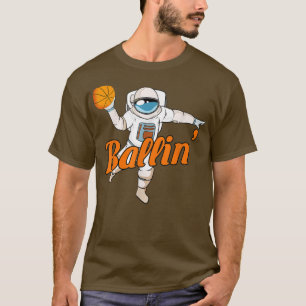 Astronaut Basketball T - Shirt