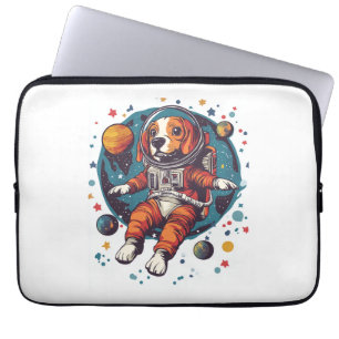 Astronaut Beagle � Weltraum-Erkundungshund Laptopschutzhülle