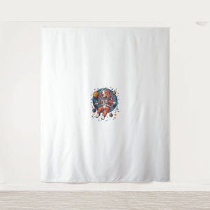 Astronaut-Beagle - WeltraumExplorer-Hund Wandteppich