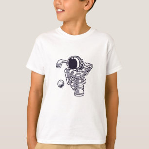 Astronaut beim Golfspielen auf dem Mond-T-Shirt T-Shirt