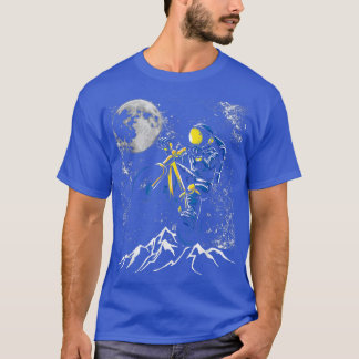 Astronaut BMX Rider Etreme Sports Cycling BMX T-Shirt