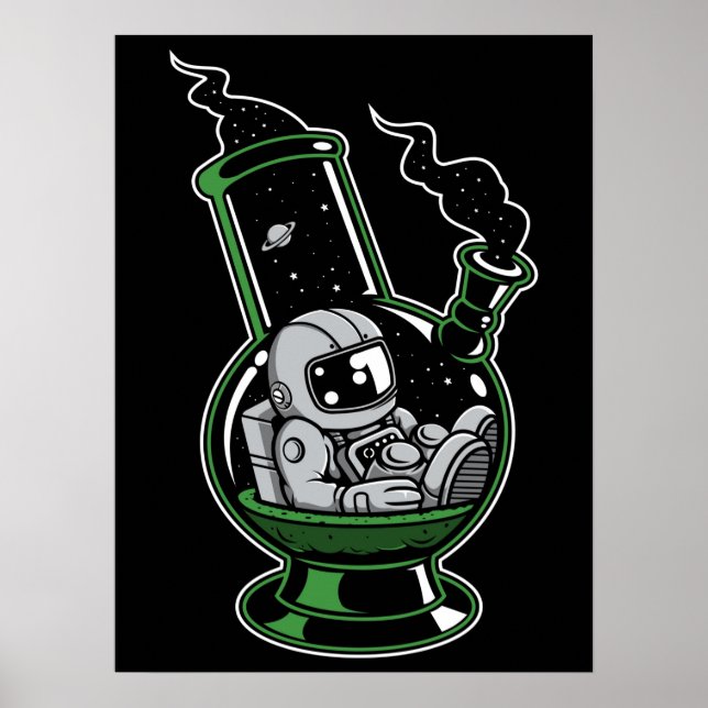 Astronaut Bong Poster (Vorne)
