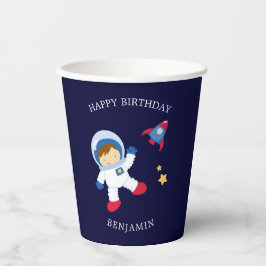 Astronaut Boy Kindergeburtstag Paper Cup Pappbecher