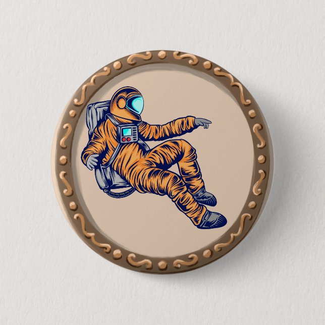 Astronaut Button (Vorderseite)