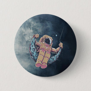 Astronaut Button