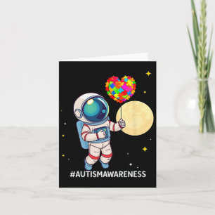 Astronaut Bylloon Autistic Awareness Space Autisti Karte