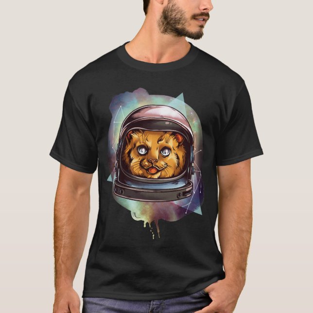 Astronaut Cat Femjoy T - Shirt (Vorderseite)