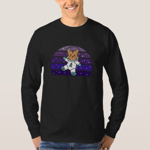 Astronaut Cat Planet Earth Mars Space T-Shirt