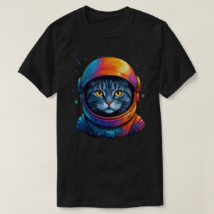Astronaut Cat Space Funny Cat Lover T-Shirt