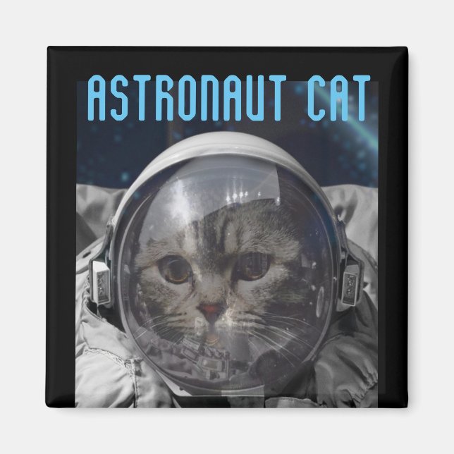 ASTRONAUT CAT SPACE MAGNETS MAGNET (Vorne)