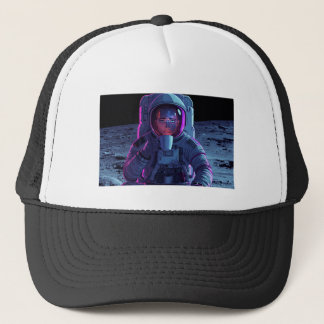 “Astronaut Chill Vibes - Vaporwave Cap” Truckerkappe