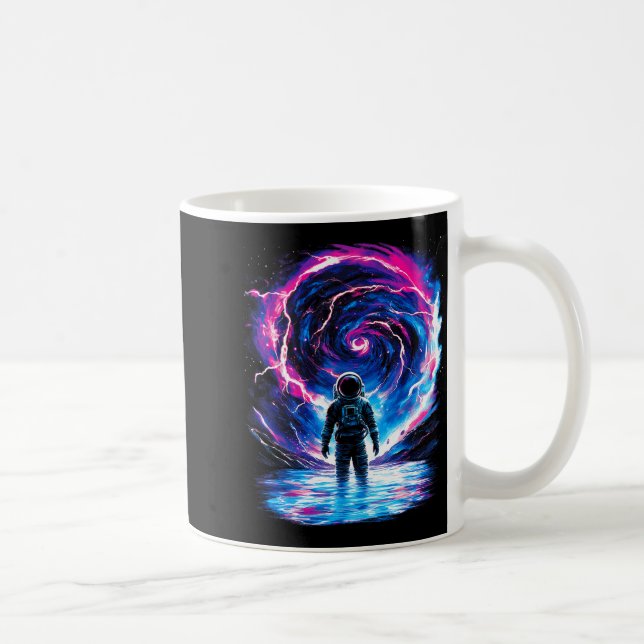 Astronaut Cosmic Outer Space Galaxy Science  Kaffeetasse (Rechts)