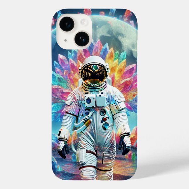 Astronaut Crystal Dream Case-Mate iPhone Hülle (Rückseite)