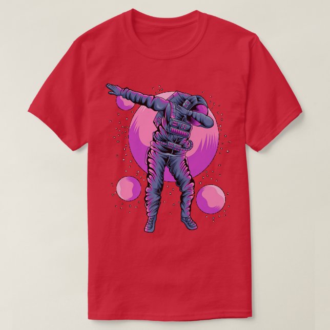 Astronaut Dabbing In Outer space  T-Shirt (Design vorne)