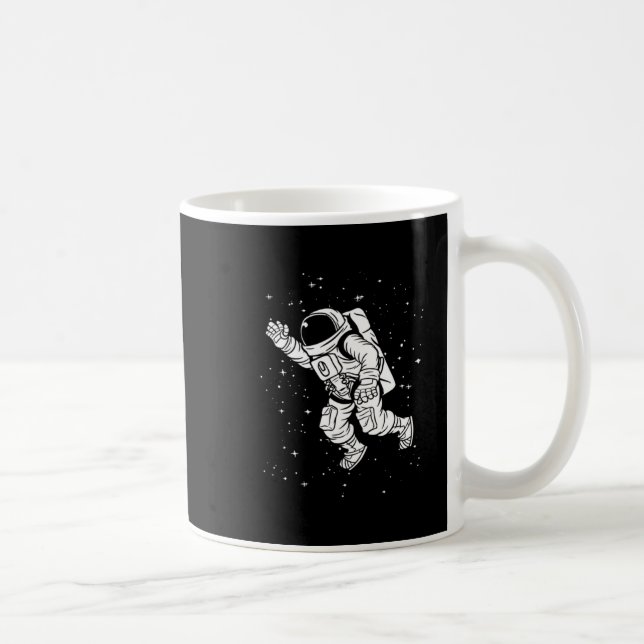 Astronaut der Weltraumforschung Kaffeetasse (Rechts)