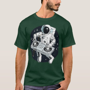 Astronaut DJ mit Turntable Premium T-Shirt