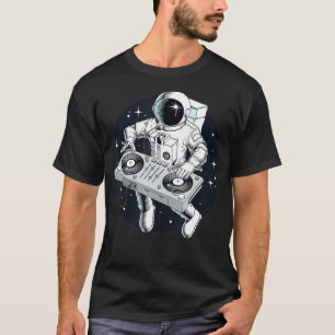 Astronaut DJ mit Turntable T-Shirt