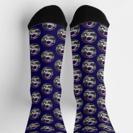 Astronaut DJ Niedlich Space Music Design Socken