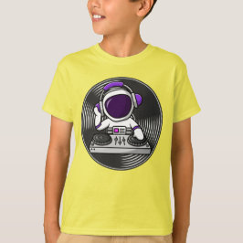 Astronaut DJ Niedlich Space Music Design T-Shirt