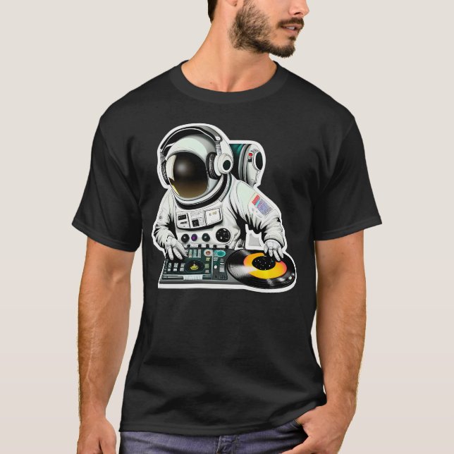 Astronaut Dj T-Shirt (Vorderseite)