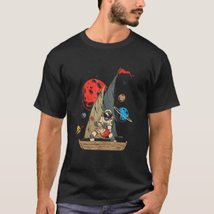 Astronaut Drifter als Gitarrist Rockstar Musiker T-Shirt
