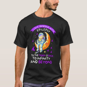 Astronaut Epilepsie Bewusstseinsbildung Liebe Jema T-Shirt