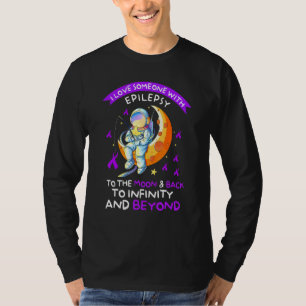 Astronaut Epilepsie Bewusstseinsbildung Liebe Jema T-Shirt