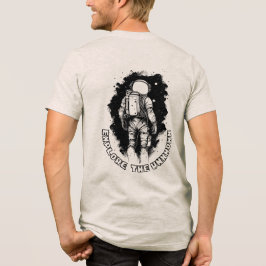 Astronaut „Erforsche das Unbekannte“  Tri-Blend Shirt