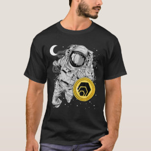 Astronaut erreicht HEX-Münze zum Kryptograf T-Shirt