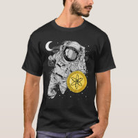 Astronaut erreicht Kosmos ATOM Münze zum Mond Cr