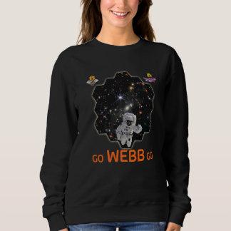 Astronaut Erster Deep-Field-Image Webb-Weltraumtel Sweatshirt
