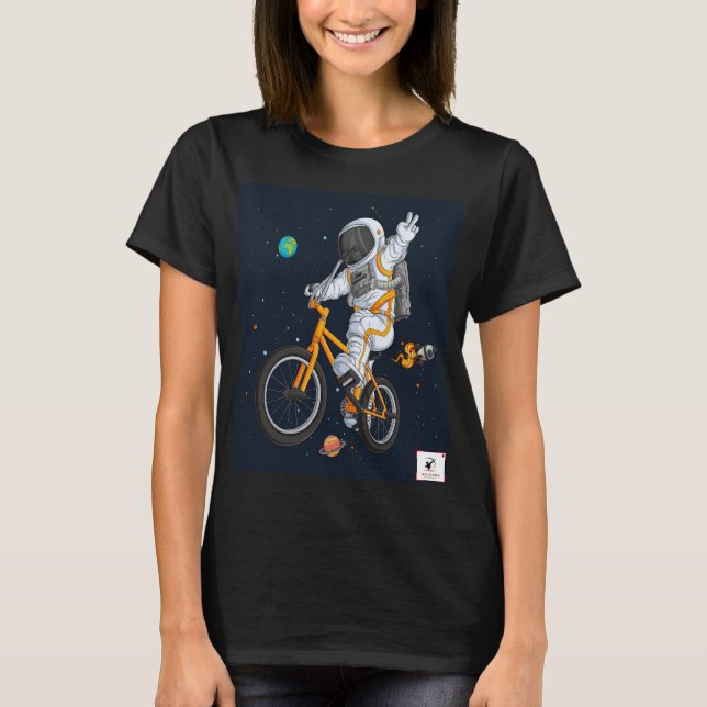Astronaut fährt einen BMX-T - Shirt (Vorderseite)