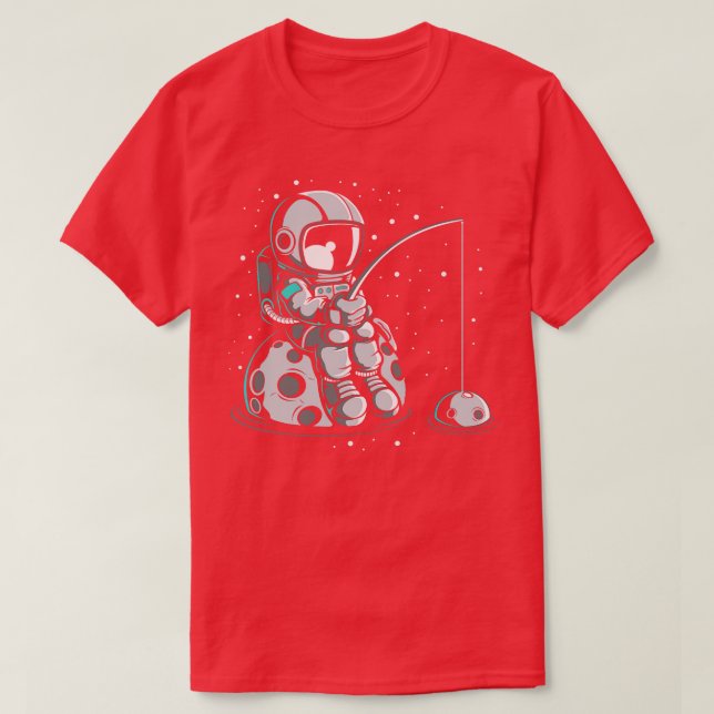 ASTRONAUT FISCHEREI T-Shirt (Design vorne)