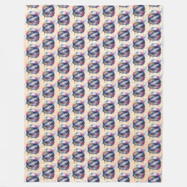Astronaut Fleecedecke (Vorderseite)