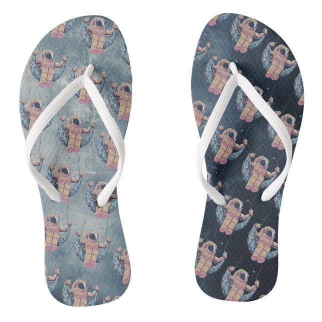 Astronaut Flip Flops (Fußbett)