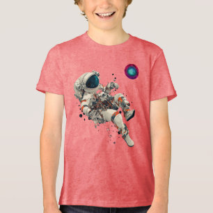 Astronaut Floating Space Adventure T - Shirt